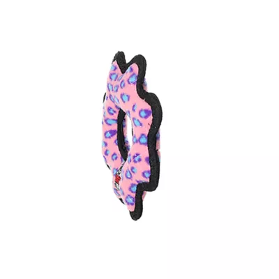Product TUFFY® JR Gear Ring Pink Leopard Dog Toy