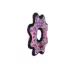 TUFFY® JR Gear Ring Pink Leopard Dog Toy image thumbnail 4