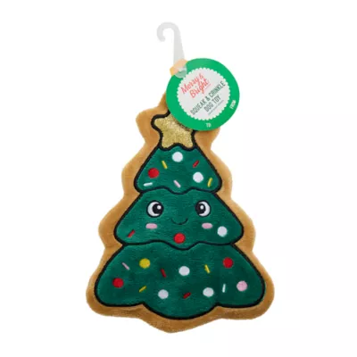 Product Merry & Bright Christmas Tree Flattie Dog Toy