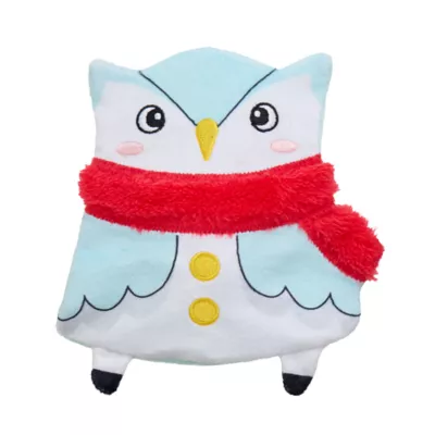 Product Merry & Bright Owl Flattie Dog Toy