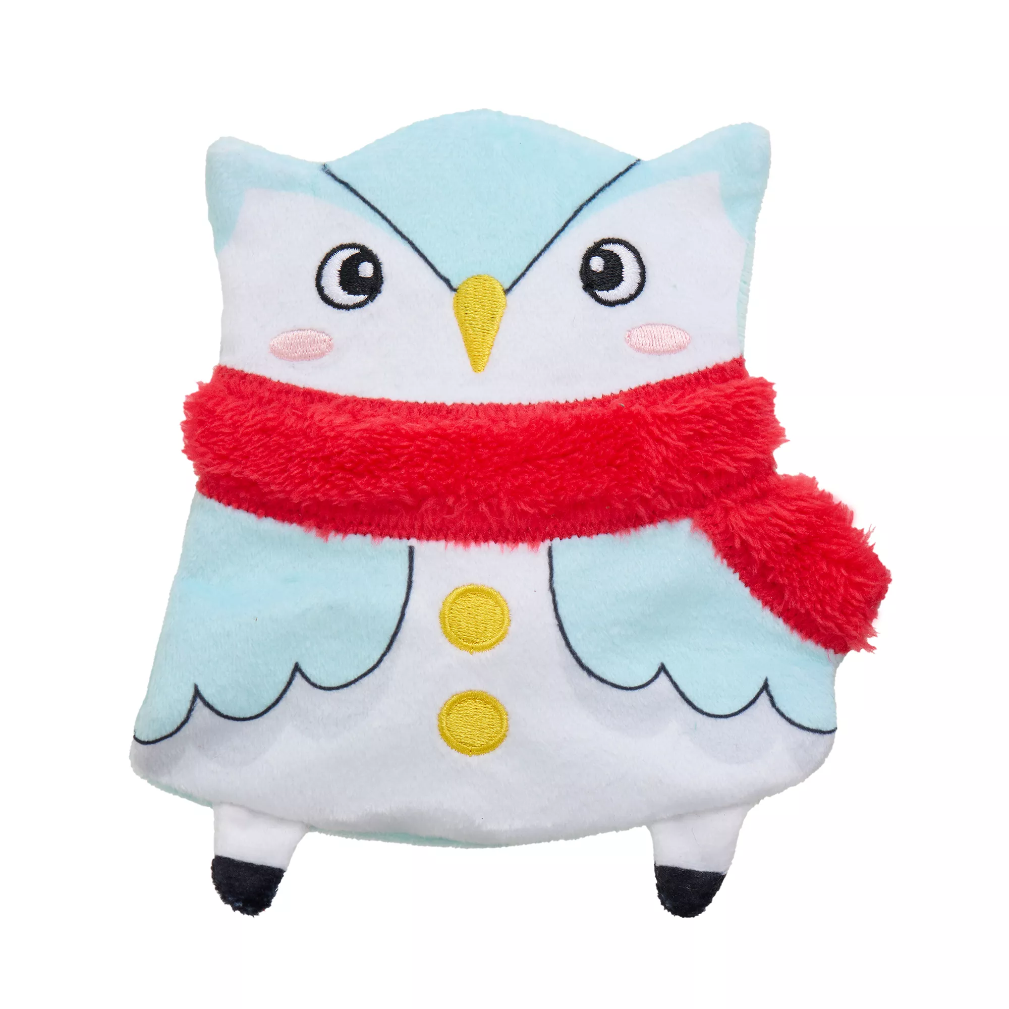 Merry & Bright Owl Flattie Dog Toy