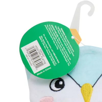 Product Merry & Bright Owl Flattie Dog Toy