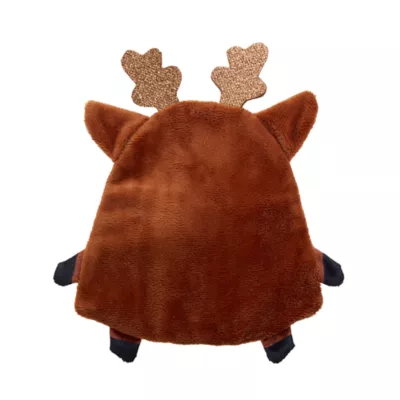 Product Merry & Bright Reindeer Flattie Dog Toy