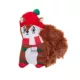 Product Merry & Bright Squirrel Flattie Dog Toy