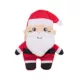 Product Merry & Bright Santa Flattie Dog Toy