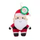 Product Merry & Bright Santa Flattie Dog Toy