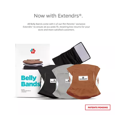 Pet Parents® Dog Belly Band, Natural - Includes 3 Belly Bands, 1 Extendrs® - Image 2