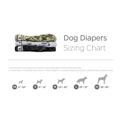 Pet Parents® Dog Diaper, Camo - Includes 3 Dog Diapers, 2 Extendrs® - Image 8