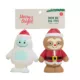 Product Merry & Bright Vinyl Dog Toys 2 Count