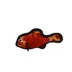 TUFFY® JR Ocean Fish Red Dog Toy image thumbnail 3