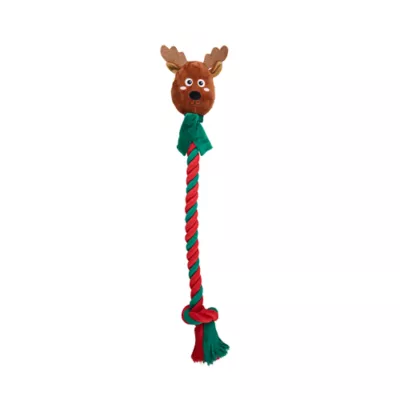 Product Merry & Bright Reindeer Rope Dog Toy