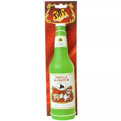 Product Silly Squeakers - "Smella R Crotch" Novelty Beer Bottle Dog Toy