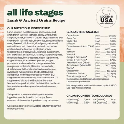 Product Canidae All Life Stages Dry Dog Food - Lamb & Ancient Grains