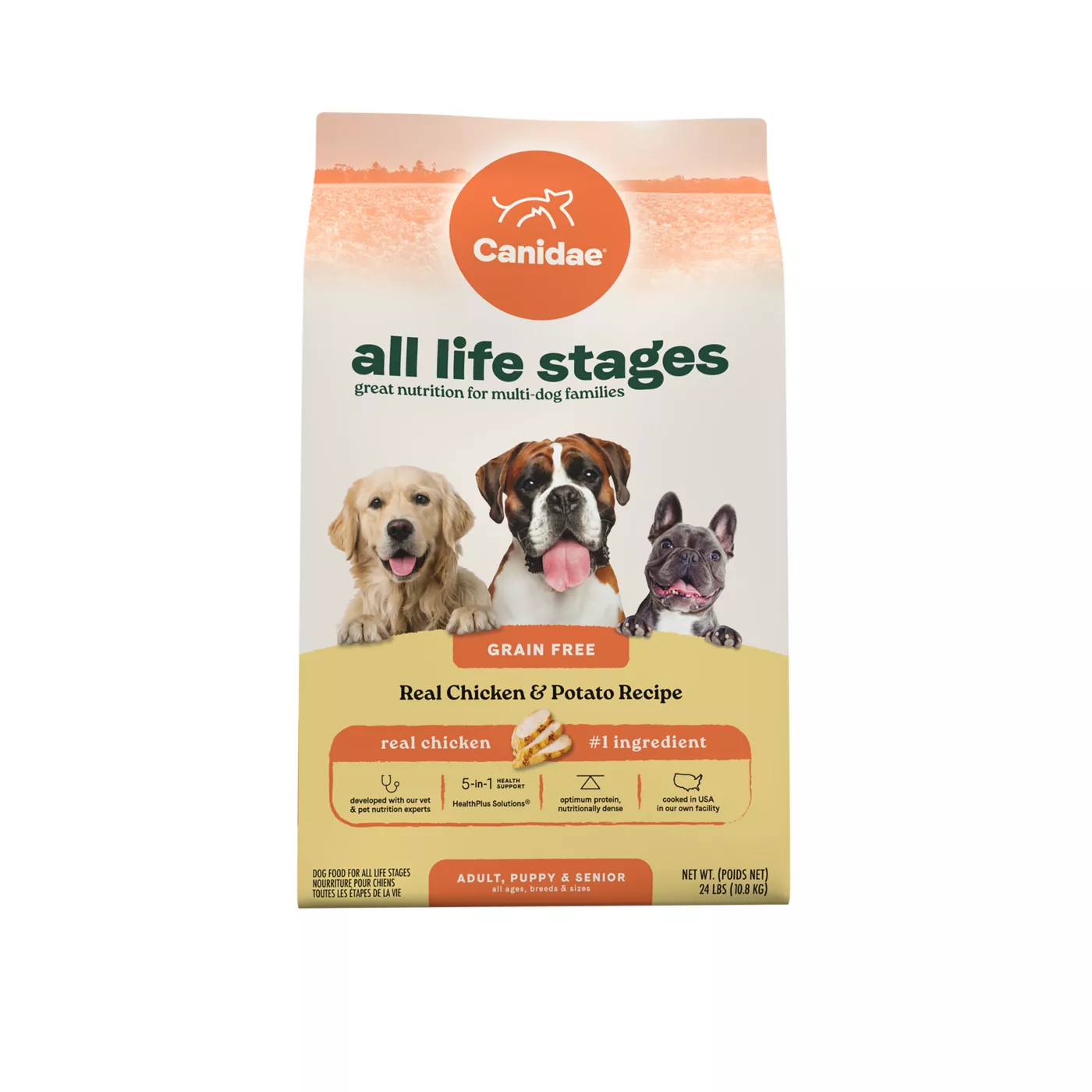 Canidae All Life Stages Dry Dog Food Grain Free Chicken Potato Recipe