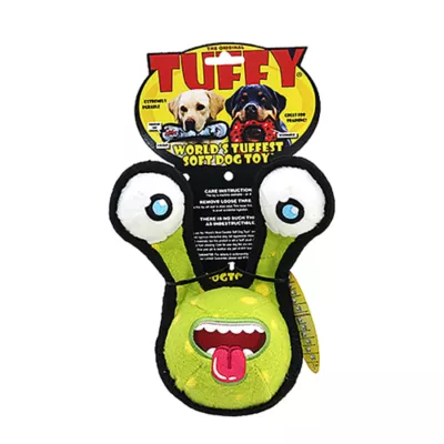 Product TUFFY® 2-Eyed Green Alien Dog Toy