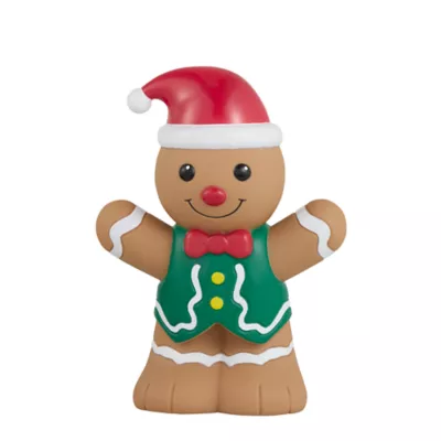 Product Merry & Bright Gingerbread Man Vinyl Dog Toy