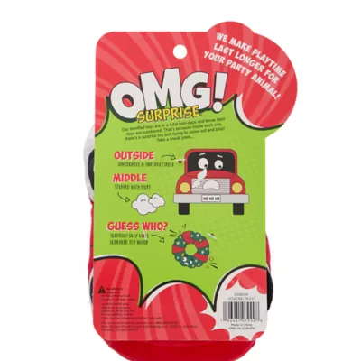 Product OMG Surprise Holiday Joyride Truck Dog Toy