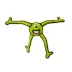 TUFFY® Alien Themed Dog Toy- Green Legs image thumbnail 1