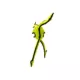 Product TUFFY® Alien Themed Dog Toy- Green Legs