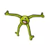 TUFFY® Alien Themed Dog Toy- Green Legs image thumbnail 3