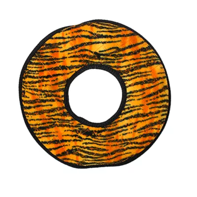 Product TUFFY® No Stuff Mega Ringer Tiger-Striped Dog Toy