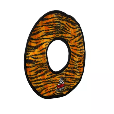 Product TUFFY® No Stuff Mega Ringer Tiger-Striped Dog Toy