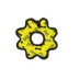 TUFFY® JR Gear Ring Yellow Bone Dog Toy image thumbnail 3