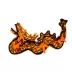 TUFFY® Orange Dragon Dog Toy image thumbnail 1