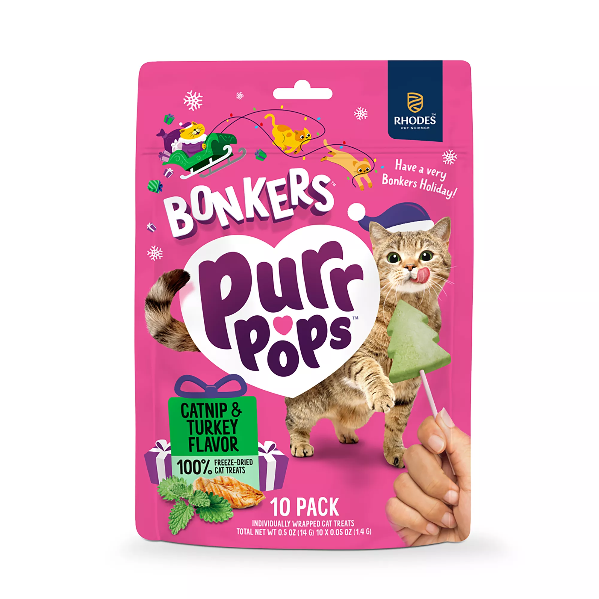 Bonkers Purr Pops XMAS Turkey 0.5 OZ