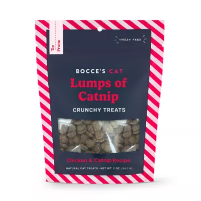 Product Bocce's Cat Lumps of Catnip Crunchy Treats - Chicken & Catnip, 2 Oz.