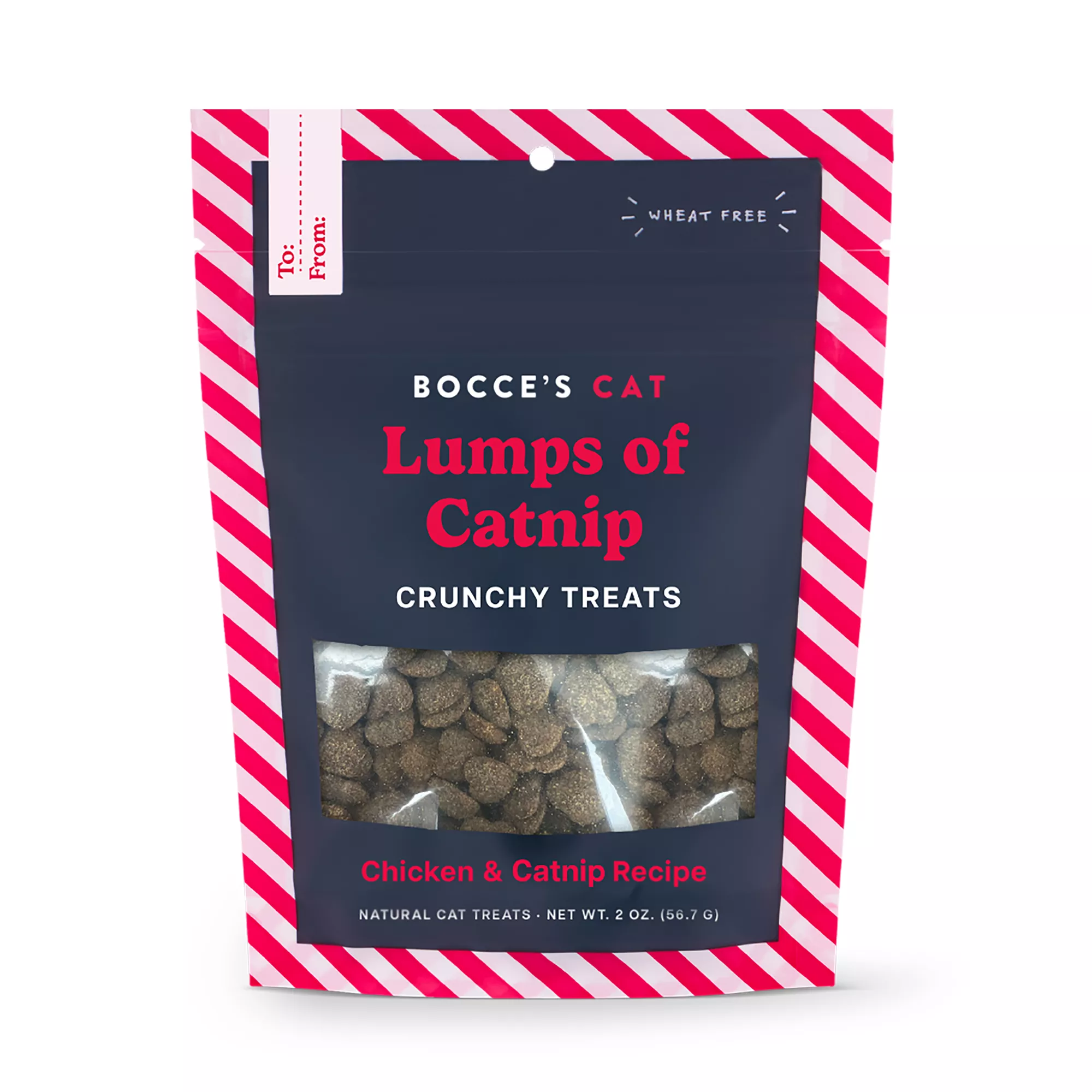 Bocce's Cat Lumps of Catnip Crunchy Treats - Chicken & Catnip, 2 Oz.