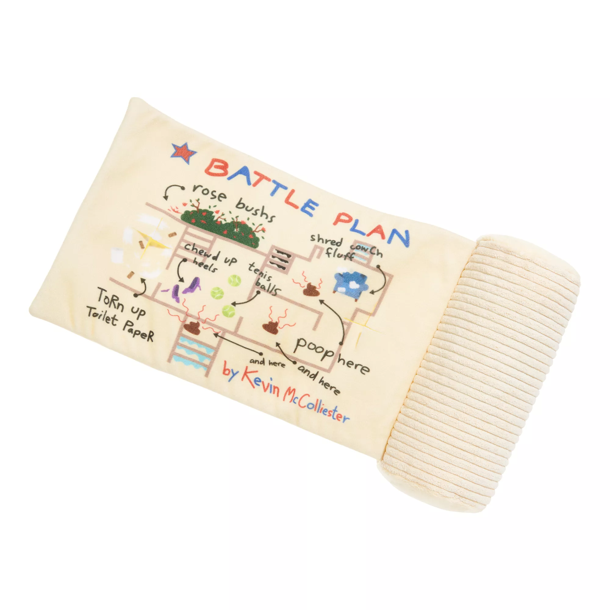 Home Alone - Battle Plan Scroll Dog Toy