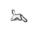 TUFFY® JR Barnyard White Rabbit Dog Toy image thumbnail 3