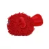 MIGHTY JR Microfiber Ball Red Blowfish Dog Toy image thumbnail 2