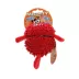 MIGHTY JR Microfiber Ball Red Blowfish Dog Toy image thumbnail 5
