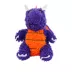 MIGHTY Microfiber Ball Med Dragon Purple Dog Toy image thumbnail 1