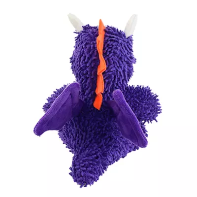 Product MIGHTY Microfiber Ball Med Dragon Purple Dog Toy