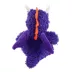 MIGHTY Microfiber Ball Med Dragon Purple Dog Toy image thumbnail 3
