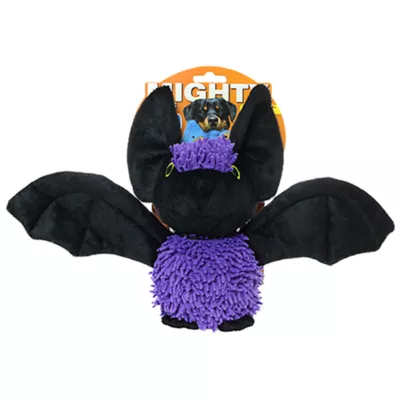 Product MIGHTY Microfiber Ball Med Bat Purple Dog Toy