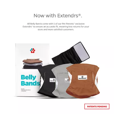 Pet Parents® Dog Belly Band, Natural - Includes 3 Belly Bands, 1 Extendrs® - Image 2