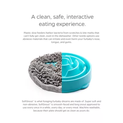 Pet Parents® Forager® SoftSnout® Snuffle Mat Slow Feeder Dog Bowl 9" - Image 2
