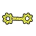 TUFFY® Ultimate Tug-O-Gear Yellow Bone Dog Toy image thumbnail 1