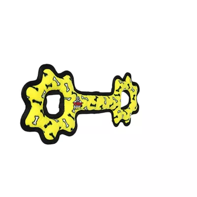 Product TUFFY® Ultimate Tug-O-Gear Yellow Bone Dog Toy