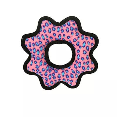 Product TUFFY® Ultimate Gear Ring Pink Leopard Dog Toy