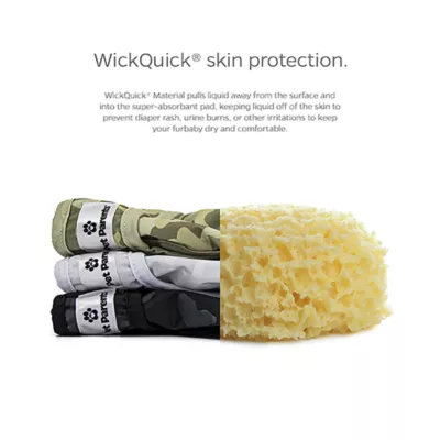 Pet Parents® Dog Diaper, Camo - Includes 3 Dog Diapers, 2 Extendrs® - Image 3