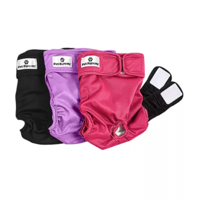 Pet Parents® Dog Diaper, Princess - Includes 3 Dog Diapers, 2 Extendrs® - Image 1