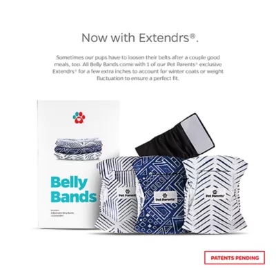 Pet Parents® Dog Belly Band, Kahuna - Includes 3 Belly Bands, 1 Extendrs® - Image 2