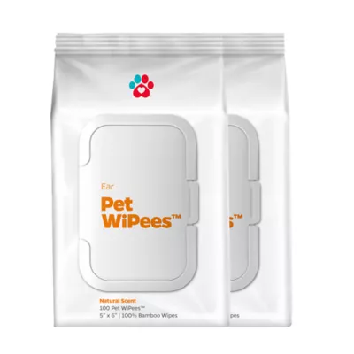 Pet Parents® Pet WiPees™ Pet Ear Cleaning Wipes, Natural Scent - Image 1