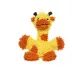 MIGHTY JR Microfiber Ball Giraffe Dog Toy image thumbnail 1