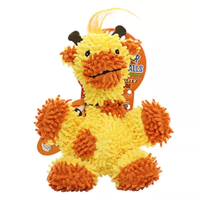 Product MIGHTY JR Microfiber Ball Giraffe Dog Toy